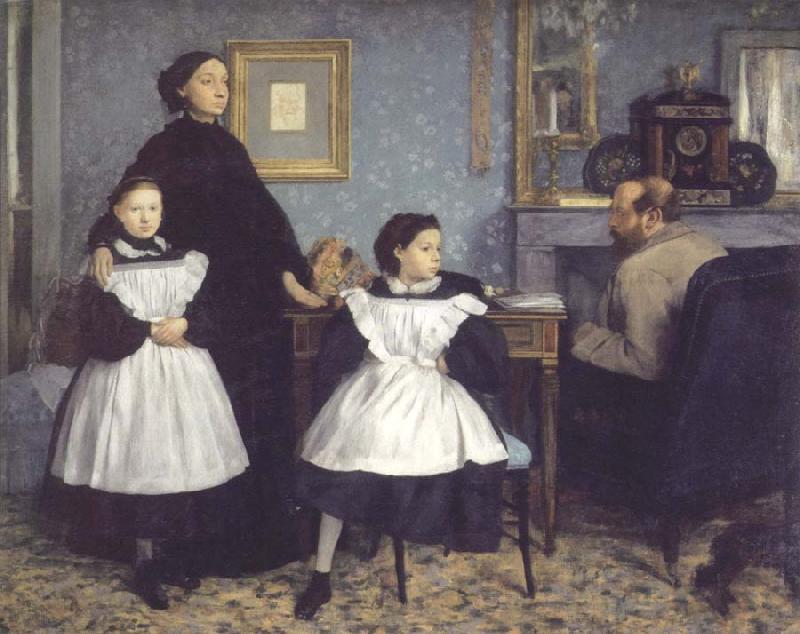 Edgar Degas the bellelli family Sweden oil painting art